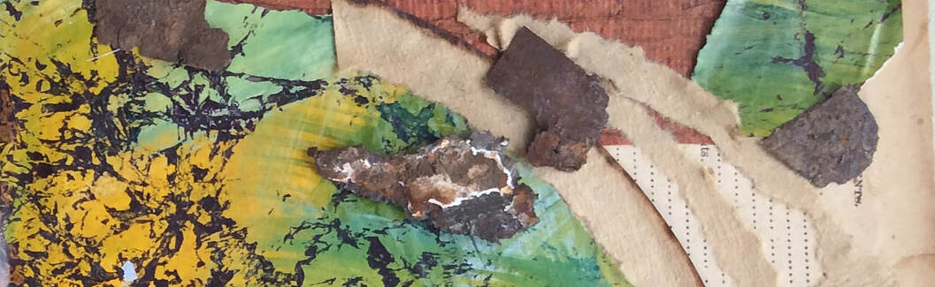 Mixed Media Collage by Lorraine Stribling